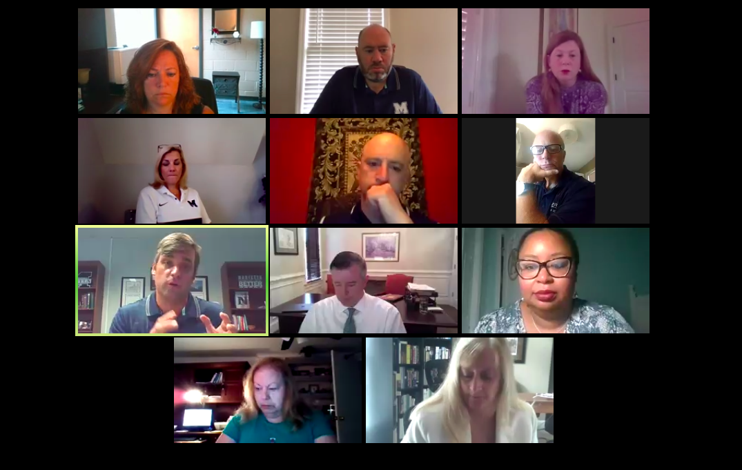 Marietta schools board meeting June 25 screenshot